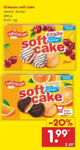 Netto Marken-Discount Griesson soft cake Angebot
