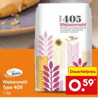 Netto Marken-Discount Weizenmehl type 405 Angebot