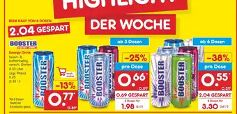 Netto Marken-Discount Booster energy drink Angebot