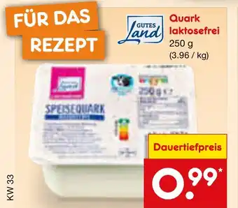 Netto Marken-Discount Gutes land quark Angebot