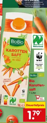 Netto Marken-Discount Biobio bio karottensaft Angebot