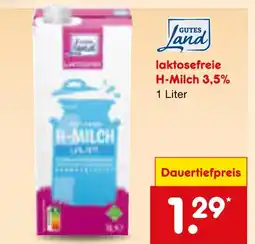 Netto Marken-Discount Gutes land laktosefreie h-milch Angebot