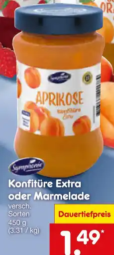 Netto Marken-Discount Symphonie konfitüre extra oder marmelade Angebot