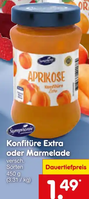 Netto Marken-Discount Symphonie konfitüre extra oder marmelade Angebot