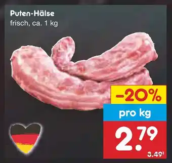 Netto Marken-Discount Puten-hälse Angebot