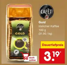 Netto Marken-Discount Cafet gold Angebot