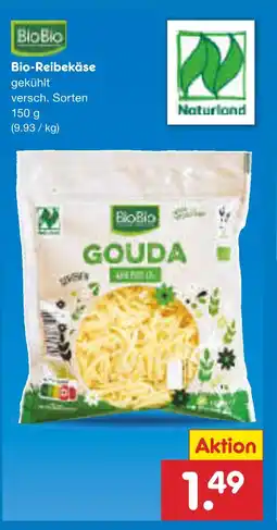 Netto Marken-Discount Biobio bio-reibekäse Angebot