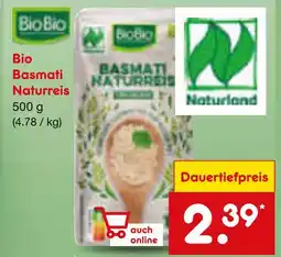Netto Marken-Discount Biobio bio basmati naturreis Angebot