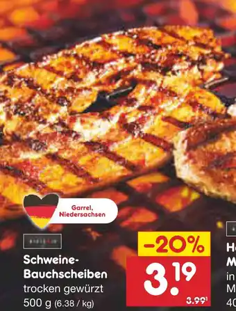 Netto Marken-Discount Schweine-bauchscheiben Angebot