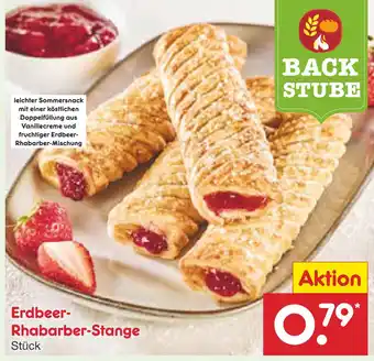 Netto Marken-Discount Backstube erdbeer-rhabarber-stange Angebot