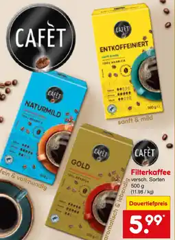 Netto Marken-Discount Cafét filterkaffee Angebot