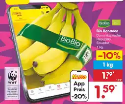 Netto Marken-Discount Biobio bio bananen Angebot