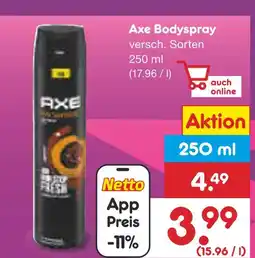 Netto Marken-Discount Axe bodyspray Angebot
