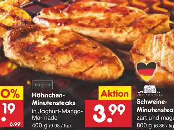 Netto Marken-Discount Hähnchen-minutensteaks Angebot
