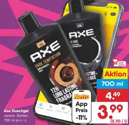 Netto Marken-Discount Axe duschgel Angebot