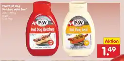 Netto Marken-Discount P&w hot dog ketchup oder senf Angebot