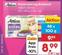 Netto Marken-Discount Attica katzennahrung multipack Angebot