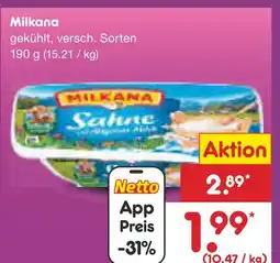 Netto Marken-Discount Milkana gekühlt Angebot