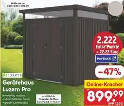 Netto Marken-Discount Juskys gerätehaus luzern pro Angebot