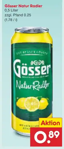 Netto Marken-Discount Gösser natur radler Angebot