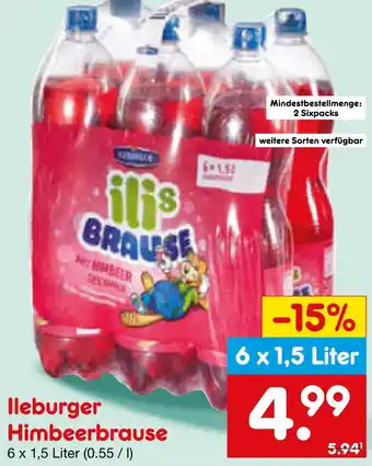 Netto Marken-Discount Ileburger himbeerbrause Angebot
