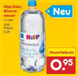 Netto Marken-Discount Hipp baby mineralwasser Angebot
