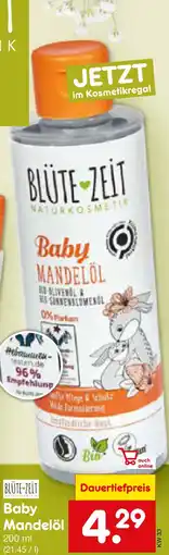 Netto Marken-Discount Blüte zeit baby mandelöl Angebot