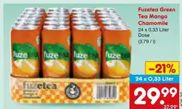 Netto Marken-Discount Fuzetea green tea mango chamomile Angebot