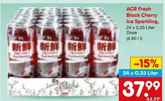 Netto Marken-Discount Acr fresh black cherry ice sparkling Angebot