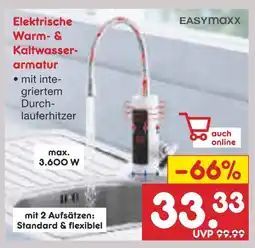 Netto Marken-Discount Easymaxx elektrische warm- & kaltwasserarmatur Angebot