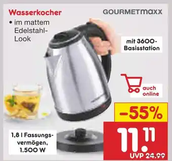 Netto Marken-Discount Gourmetmaxx wasserkocher Angebot