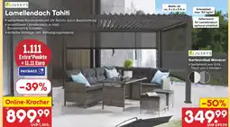 Netto Marken-Discount Juskys lamellendach tahiti Angebot