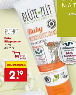 Netto Marken-Discount Blüte zeit baby pflegecreme Angebot