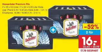 Netto Marken-Discount Hasseröder premium pils Angebot
