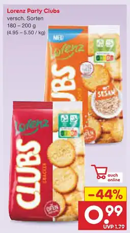 Netto Marken-Discount Lorenz party clubs Angebot