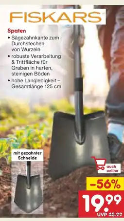 Netto Marken-Discount Fiskars spaten Angebot