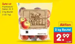 Netto Marken-Discount Äpfel rot Angebot