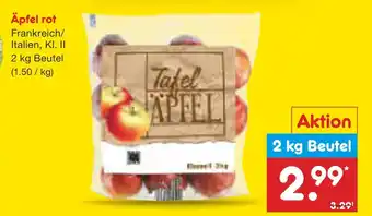 Netto Marken-Discount Äpfel rot Angebot
