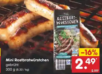 Netto Marken-Discount Mini rostbratwürstchen Angebot