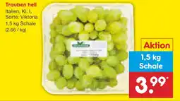 Netto Marken-Discount Trauben hell Angebot