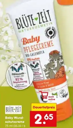 Netto Marken-Discount Blüte zeit baby wundschutzcreme Angebot