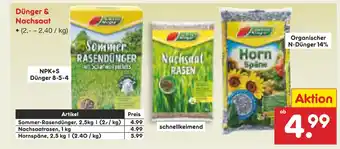 Netto Marken-Discount Dünger & nachsaat Angebot