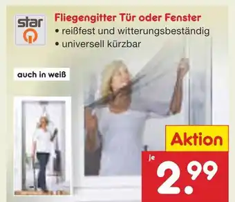 Netto Marken-Discount Star fliegengitter tür oder fenster Angebot