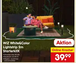 Netto Marken-Discount Wiz white&color lightstrip 2m starterkitx Angebot