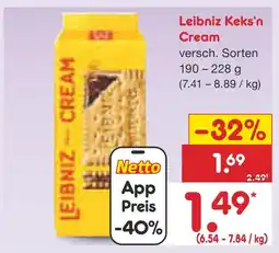 Netto Marken-Discount Leibniz keks’n cream Angebot