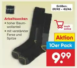 Netto Marken-Discount Arbeitssocken Angebot