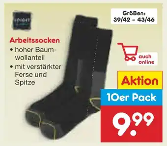 Netto Marken-Discount Arbeitssocken Angebot