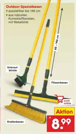 Netto Marken-Discount Outdoor-spezialbesen Angebot