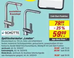 toom Baumarkt SCHÜTTE Spültischarmatur „London“ Angebot