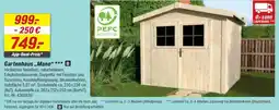toom Baumarkt Gartenhaus „Mano" Angebot